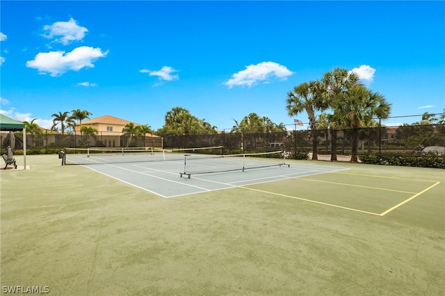 view of sport court