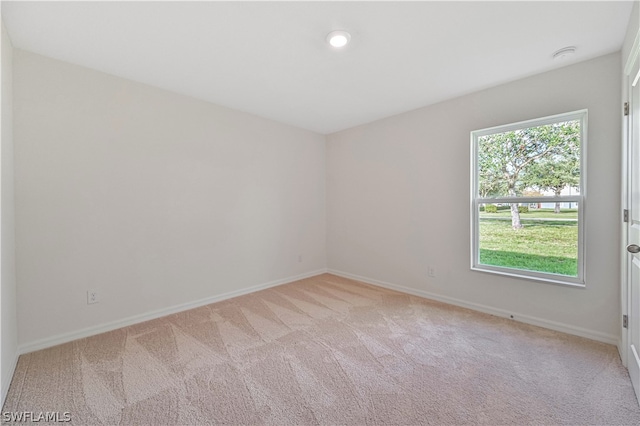 spare room with carpet flooring