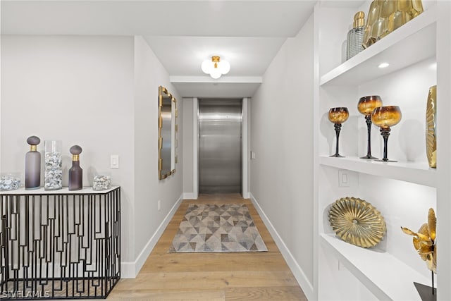 entryway featuring hardwood / wood-style floors