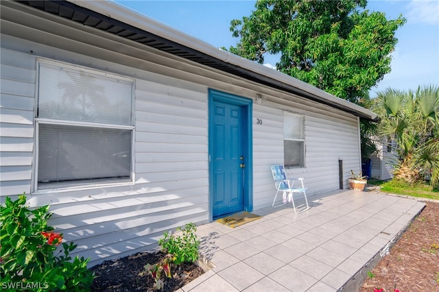 exterior space with a patio