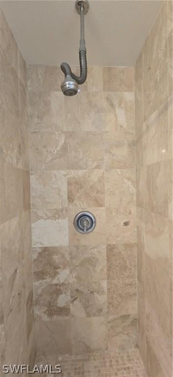 details featuring a tile shower