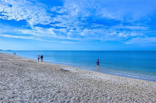 water view with a beach view