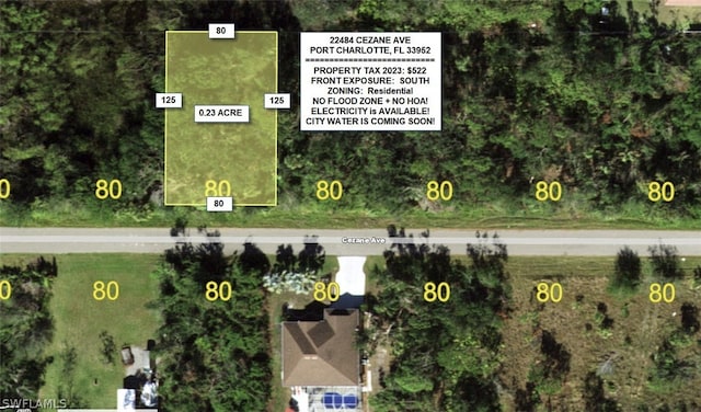 22484 Cezane Ave, Port Charlotte FL, 33952 land for sale