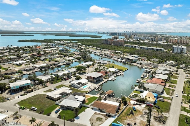 120 Albatross St, Fort Myers Beach, FL 33931 - birds eye view of property featuring a water view