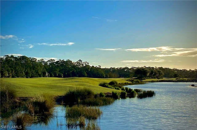 property view of water