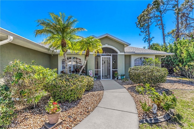 view of front of home featuring french doors