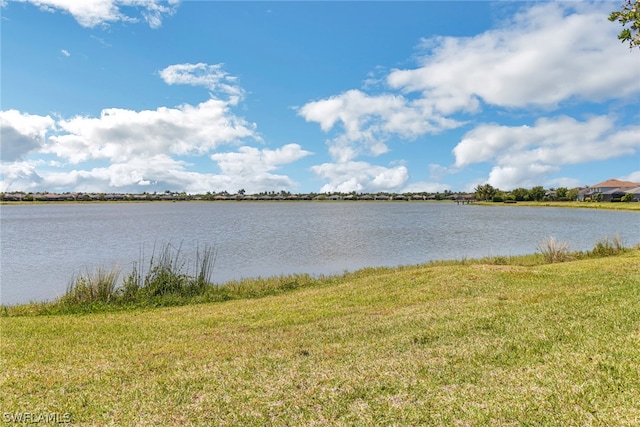 view of water feature