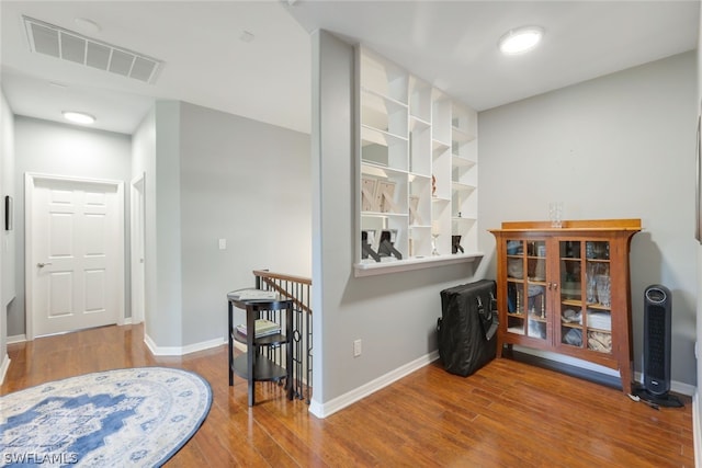 interior space featuring hardwood / wood-style flooring