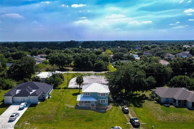 view of aerial view