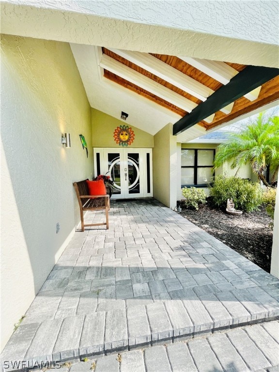 view of patio / terrace with french doors