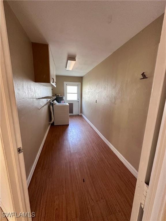 bonus room featuring dark hardwood / wood-style flooring