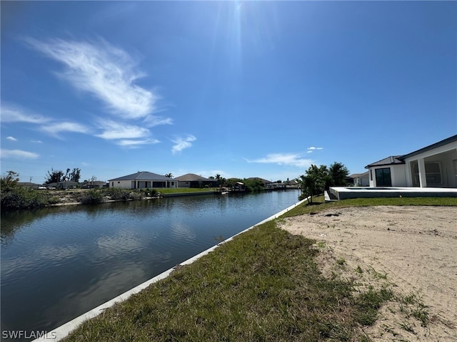 property view of water