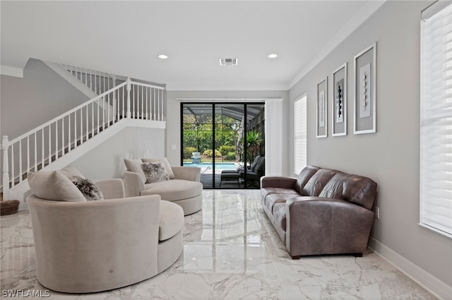 view of living room