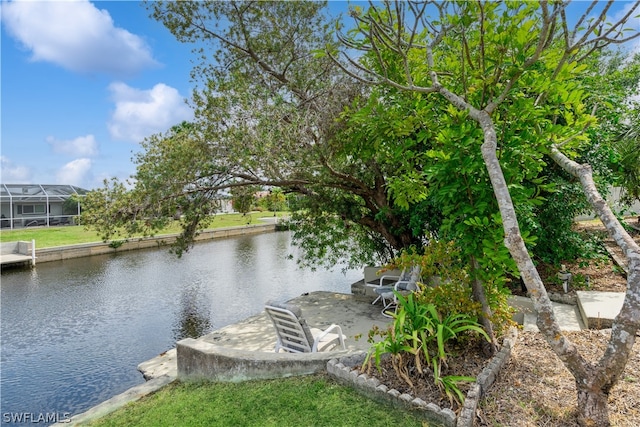 view of water feature