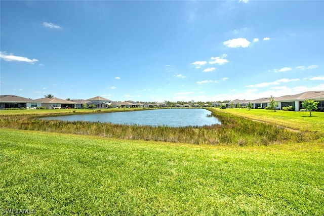 view of water feature