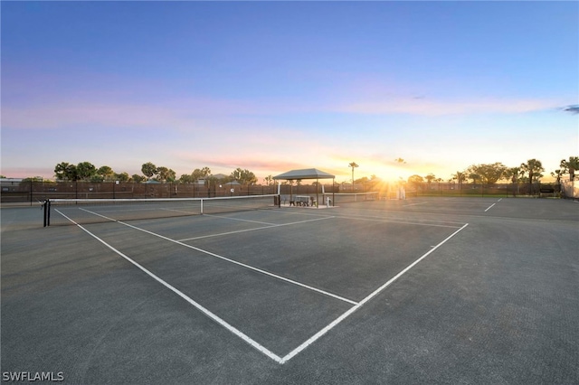 view of sport court