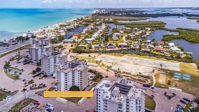 5600 Bonita Beach Rd SW Unit 4606, Bonita Springs, FL 34134 - birds eye view of property with a water view