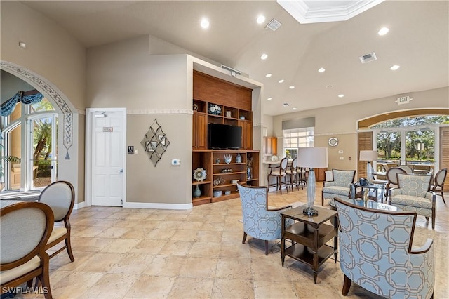 view of living room