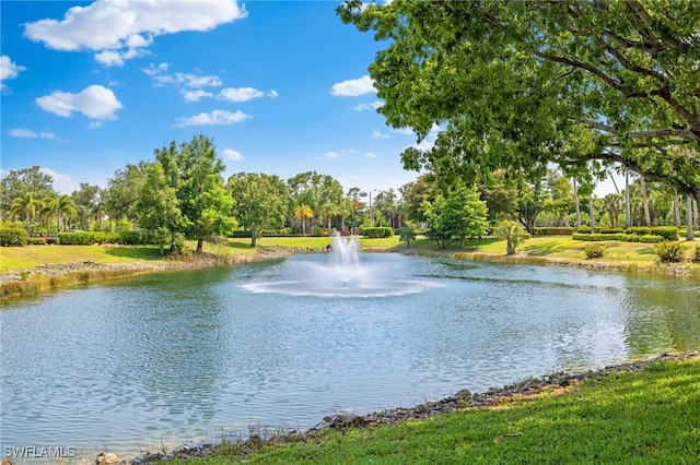 property view of water