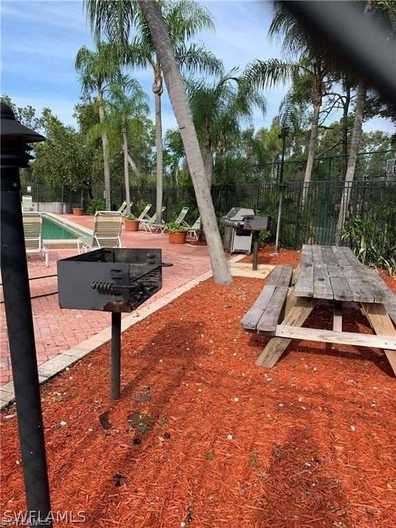 view of yard with a patio