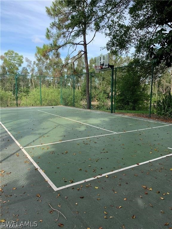 view of sport court