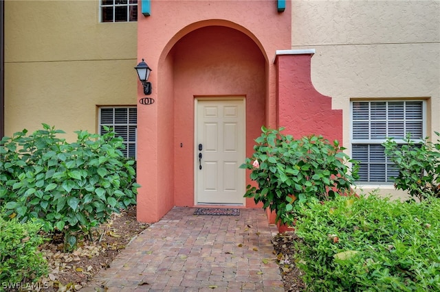 view of property entrance