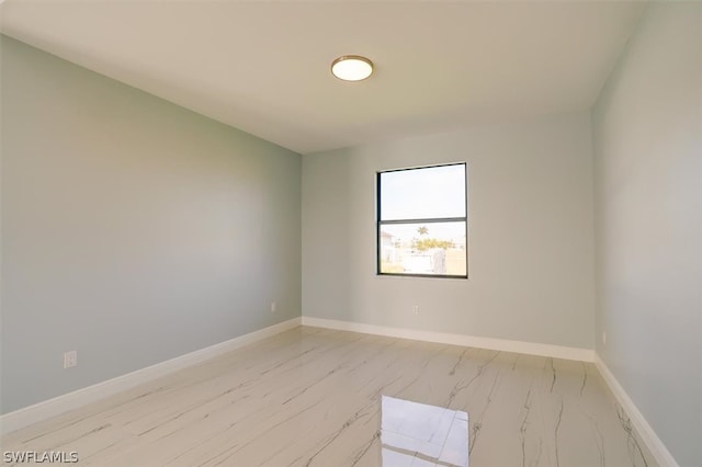 empty room featuring light hardwood / wood-style flooring