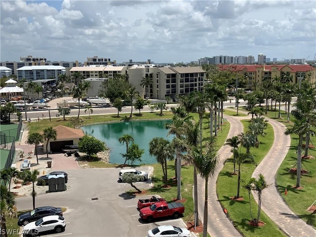 view of water feature