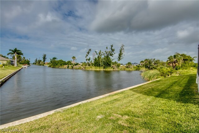 view of water feature