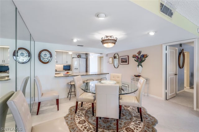 view of dining area