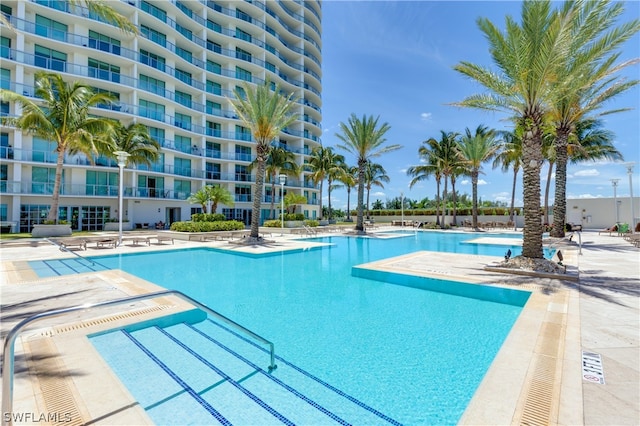 view of swimming pool