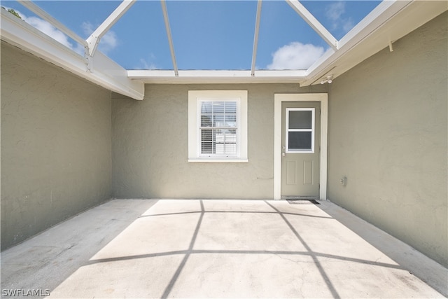 exterior space with a patio area