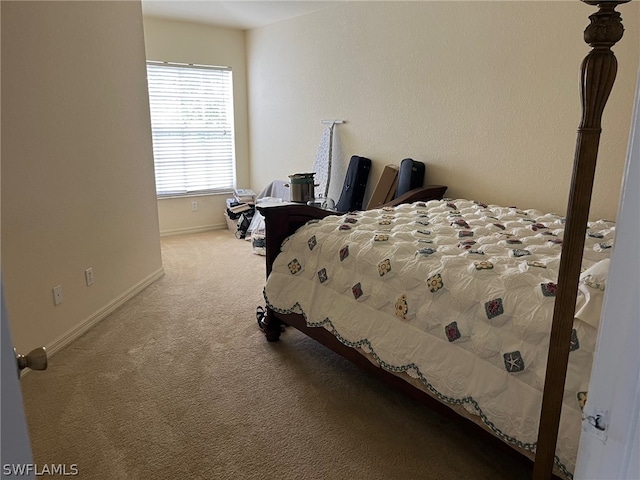 bedroom featuring carpet floors