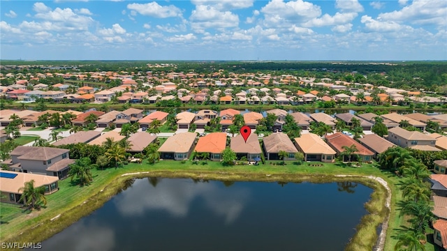 11643 Meadowrun Cir, Fort Myers, FL 33913 - aerial view of residential area with a nearby body of water