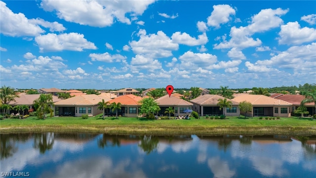 11643 Meadowrun Cir, Fort Myers, FL 33913 - water view with nearby suburban area