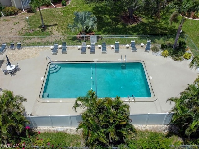 view of pool