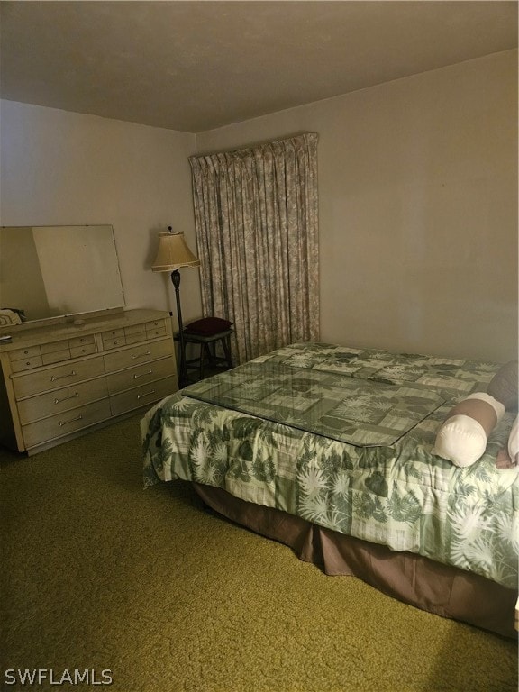 bedroom featuring carpet flooring