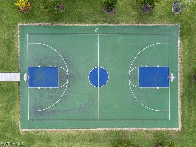 view of sport court