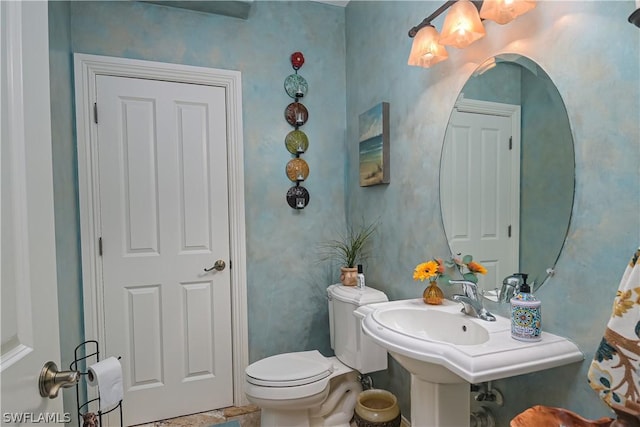 bathroom with toilet