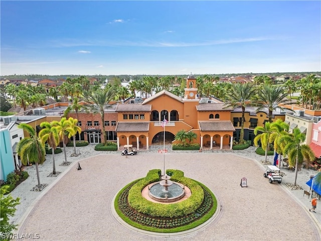 exterior space with a balcony