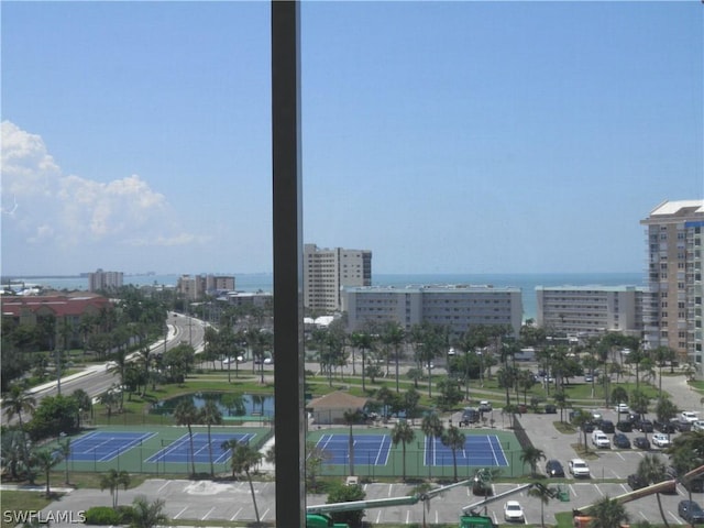 view of city featuring a water view