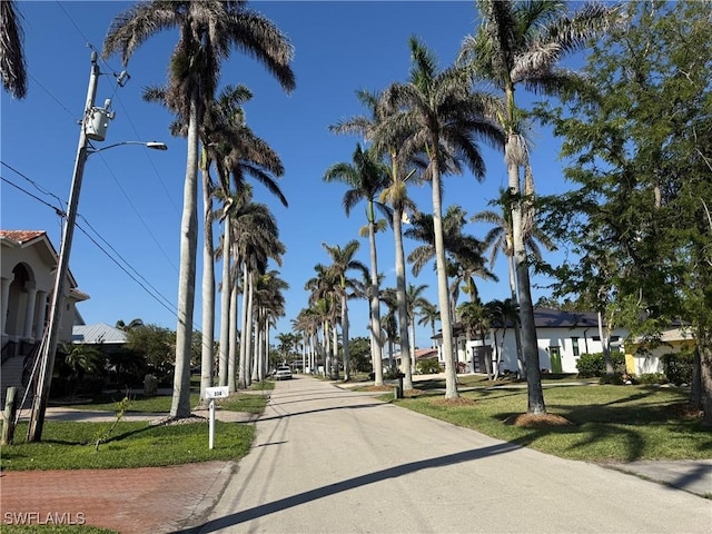 view of street featuring street lighting