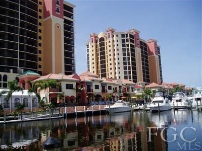 view of property featuring a water view