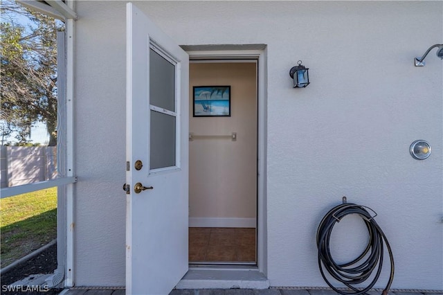 view of entrance to property