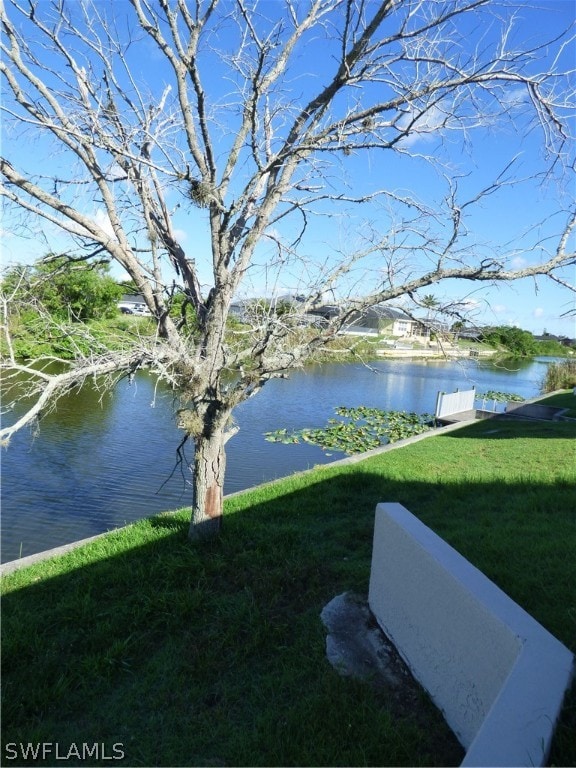 view of water feature