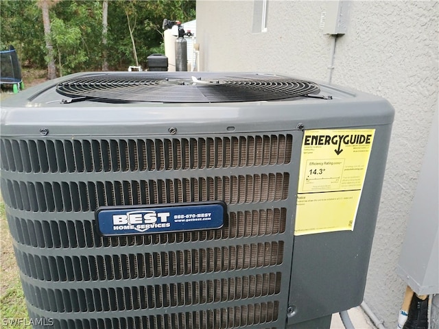 exterior details featuring cooling unit