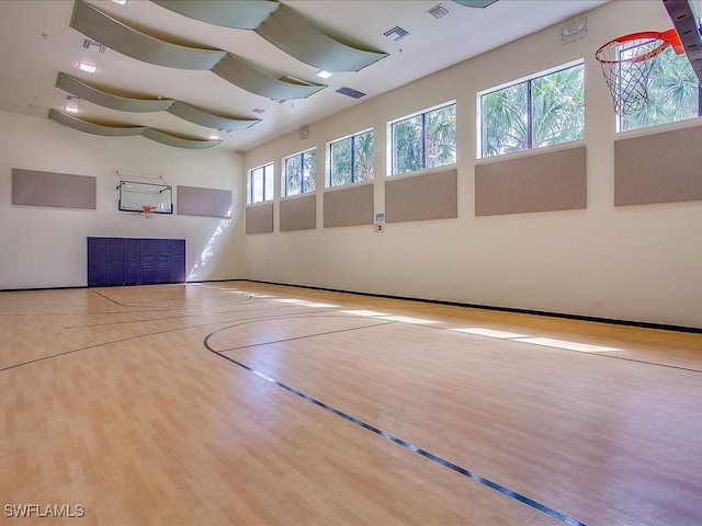 view of sport court