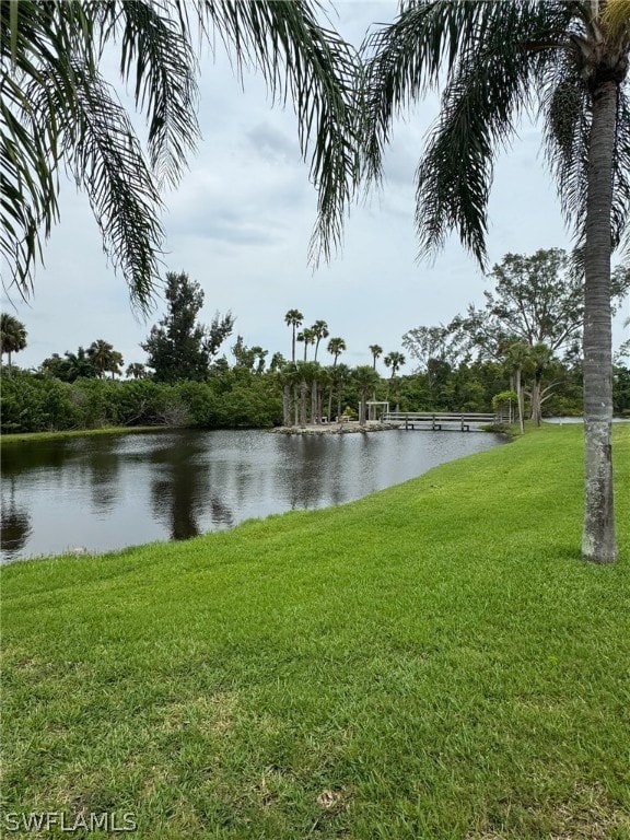 view of water feature