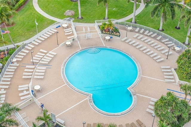 view of pool