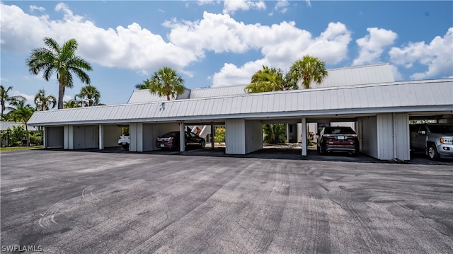 view of vehicle parking